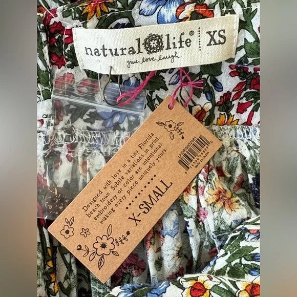 NWT Natural Life Nina floral dress size XS - Picture 9 of 10